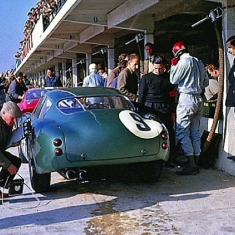 1000 km de Paris 1962 sur l'Aston Martin  DB4 GT Zagato